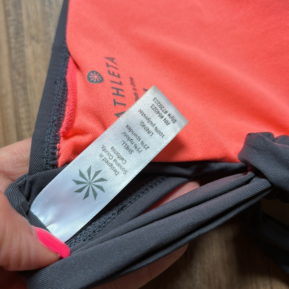 Athleta Gray Triangle Bikini Top - image 5